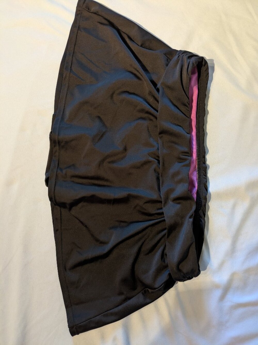 Athleta Black Medium Mid-rise Splash swim skirt bottom